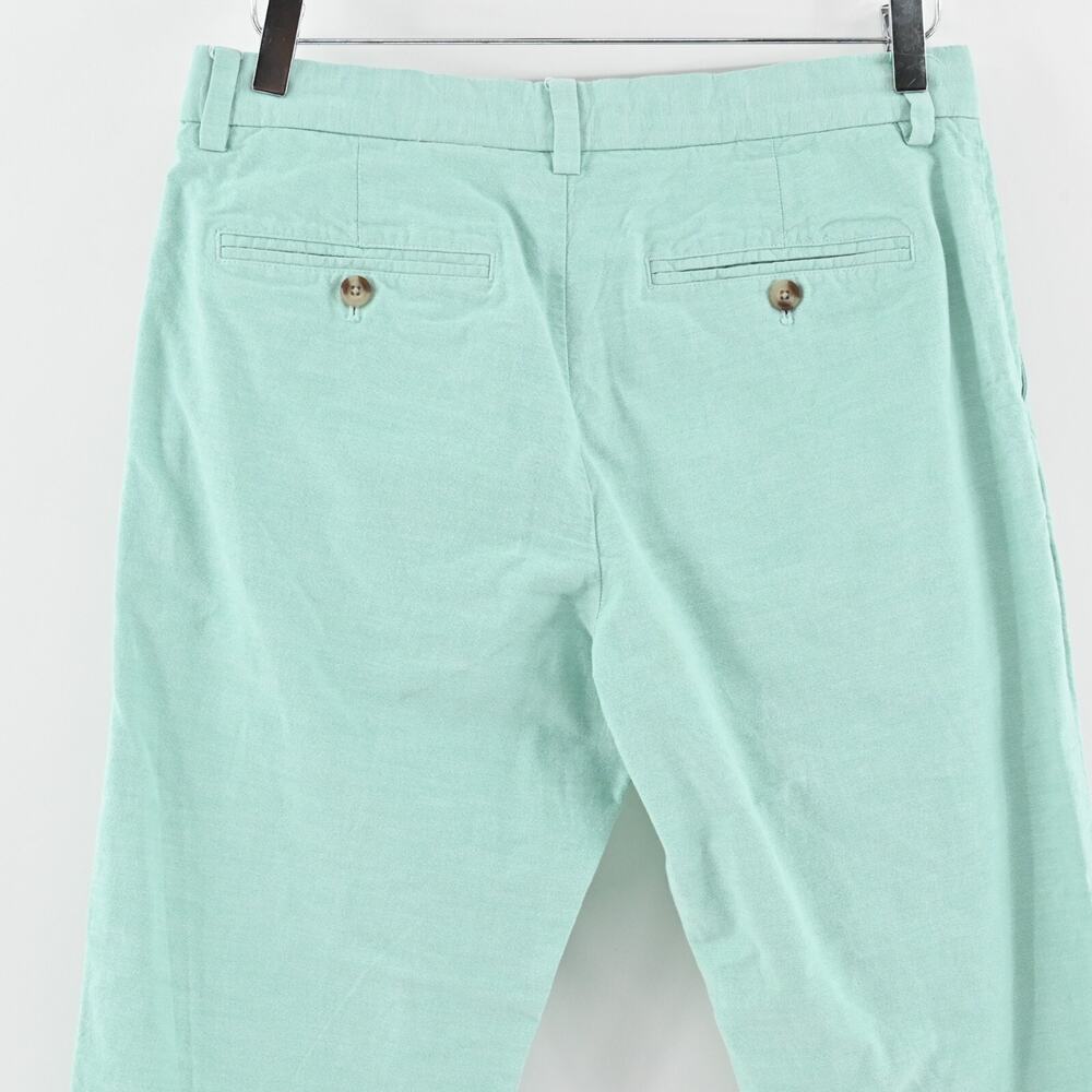 VINEYARD VINES Pants Mens Sz 30x32 Cotton Slim Taper Leg Teal Blue Casual Preppy - Picture 5 of 12